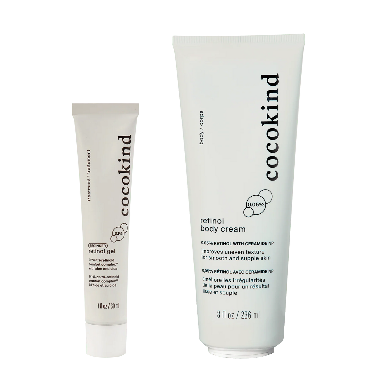 retinol face + body duo