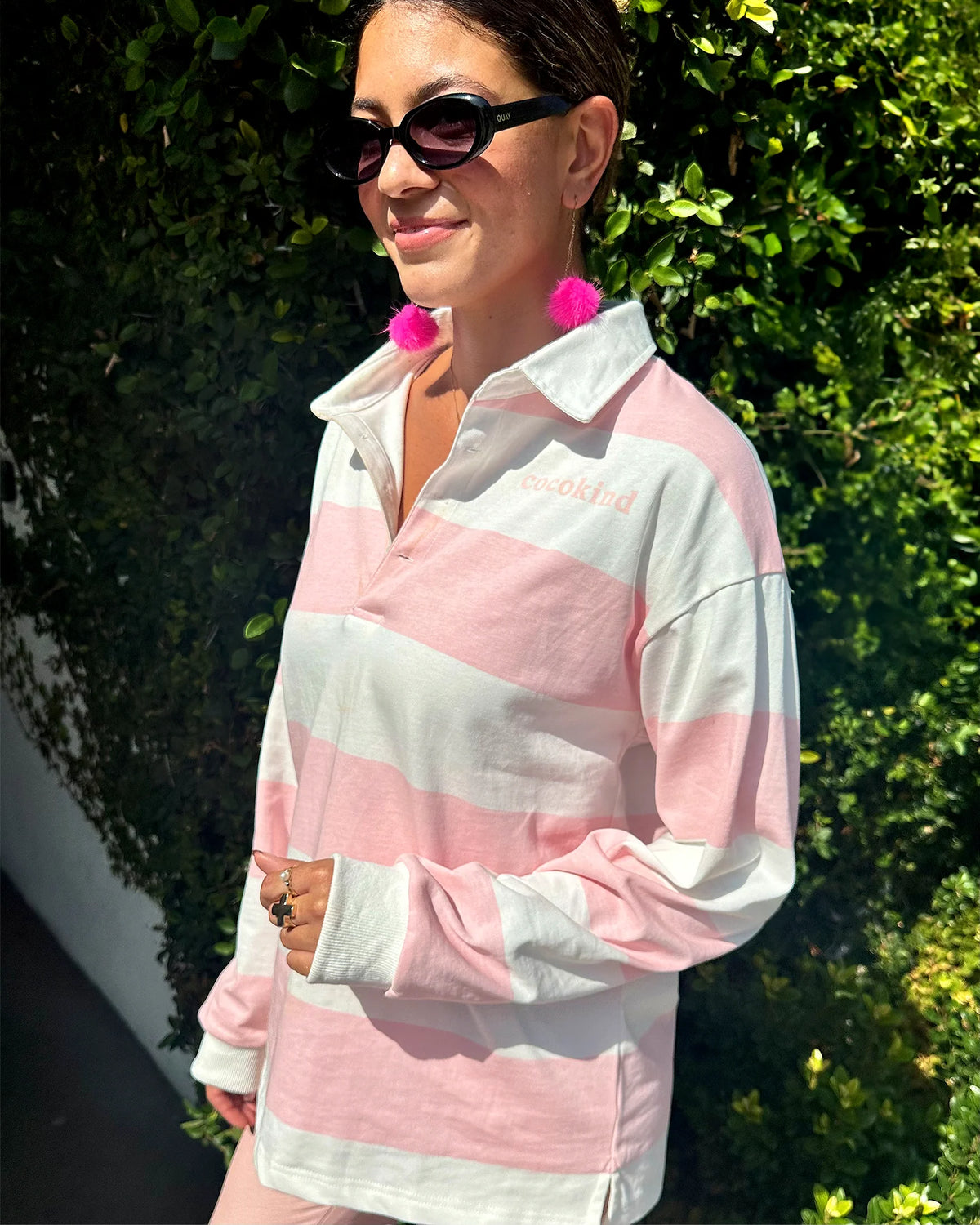 club kind pink polo